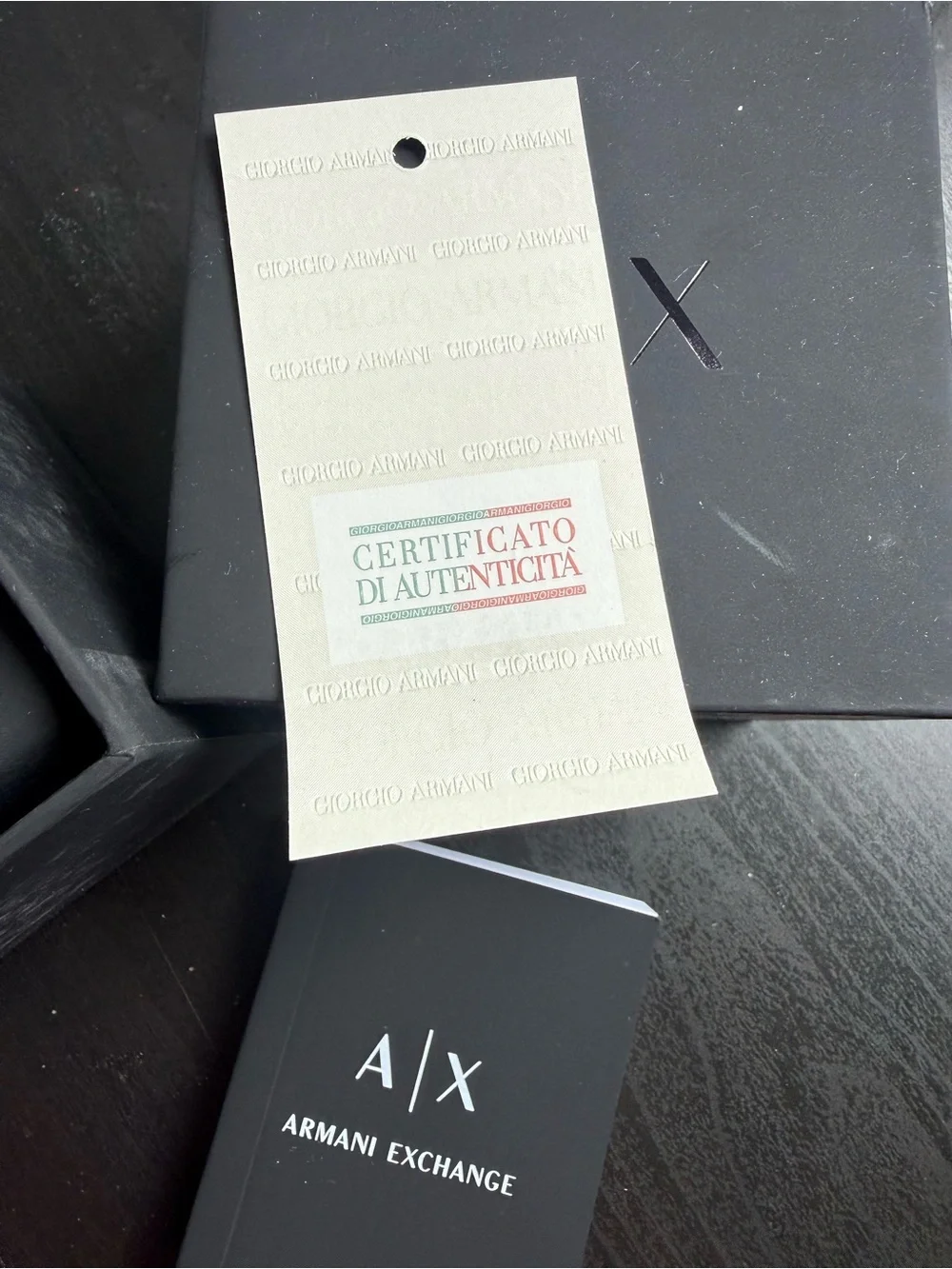 Armani Exchange Spencer Black Chronograph Men's Watch